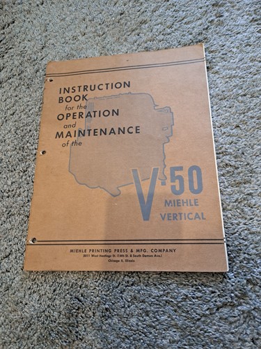 Instruction book operation - instruction,
